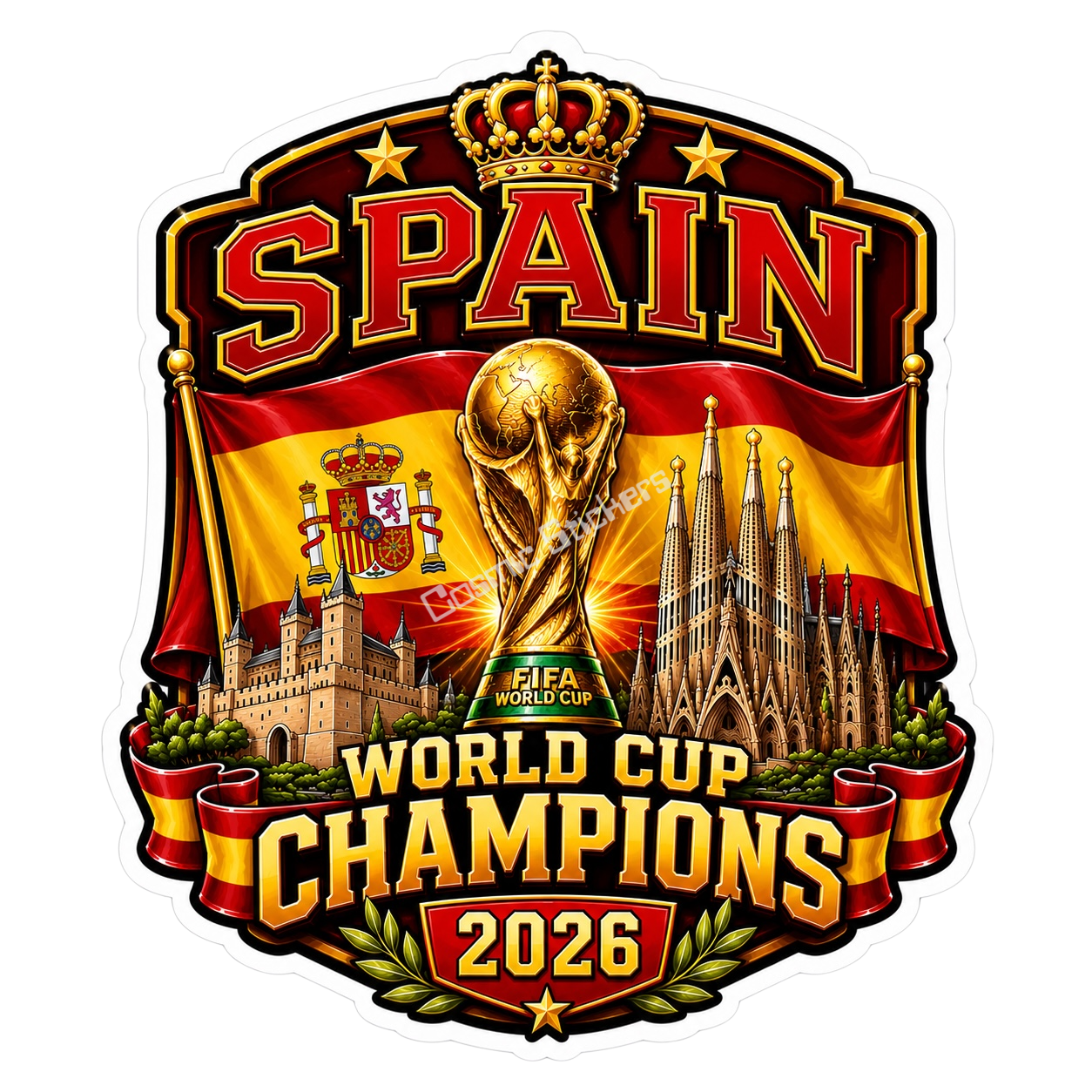 Spain Soccer World Cup Champions 2026