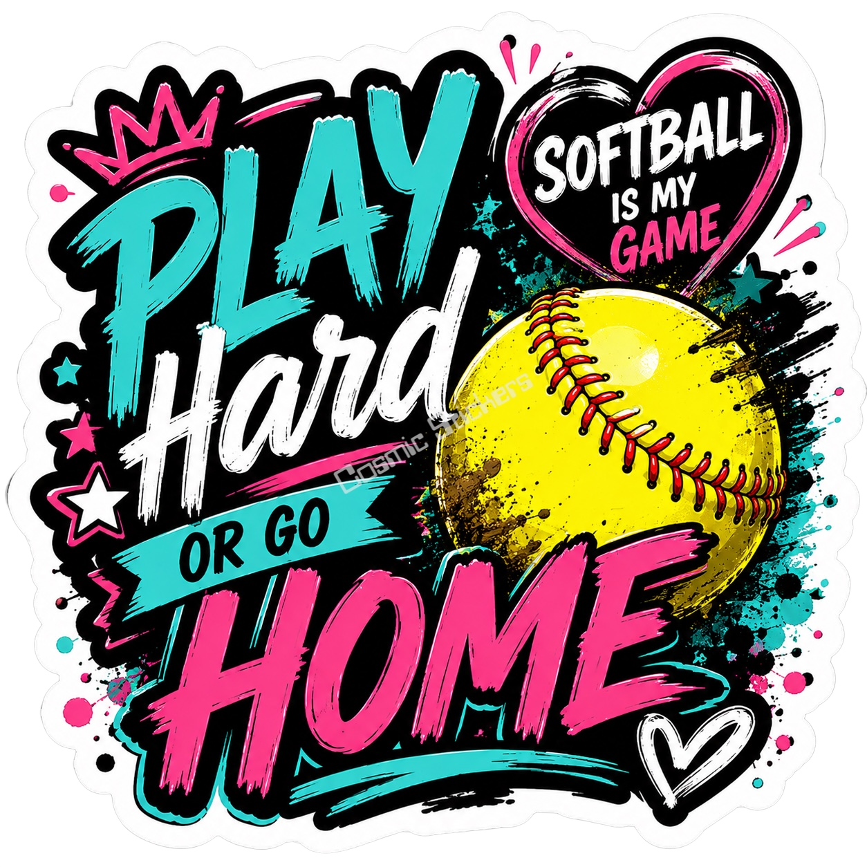 Girls Softball - Play Hard or Go Home