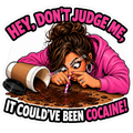 Cosmic Stickers - Coffee Fiend- Woman