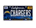 Sports Team License Plate Frame Sticker - Chargers