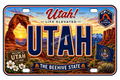 50 State License Plate Sticker Collection •UT•