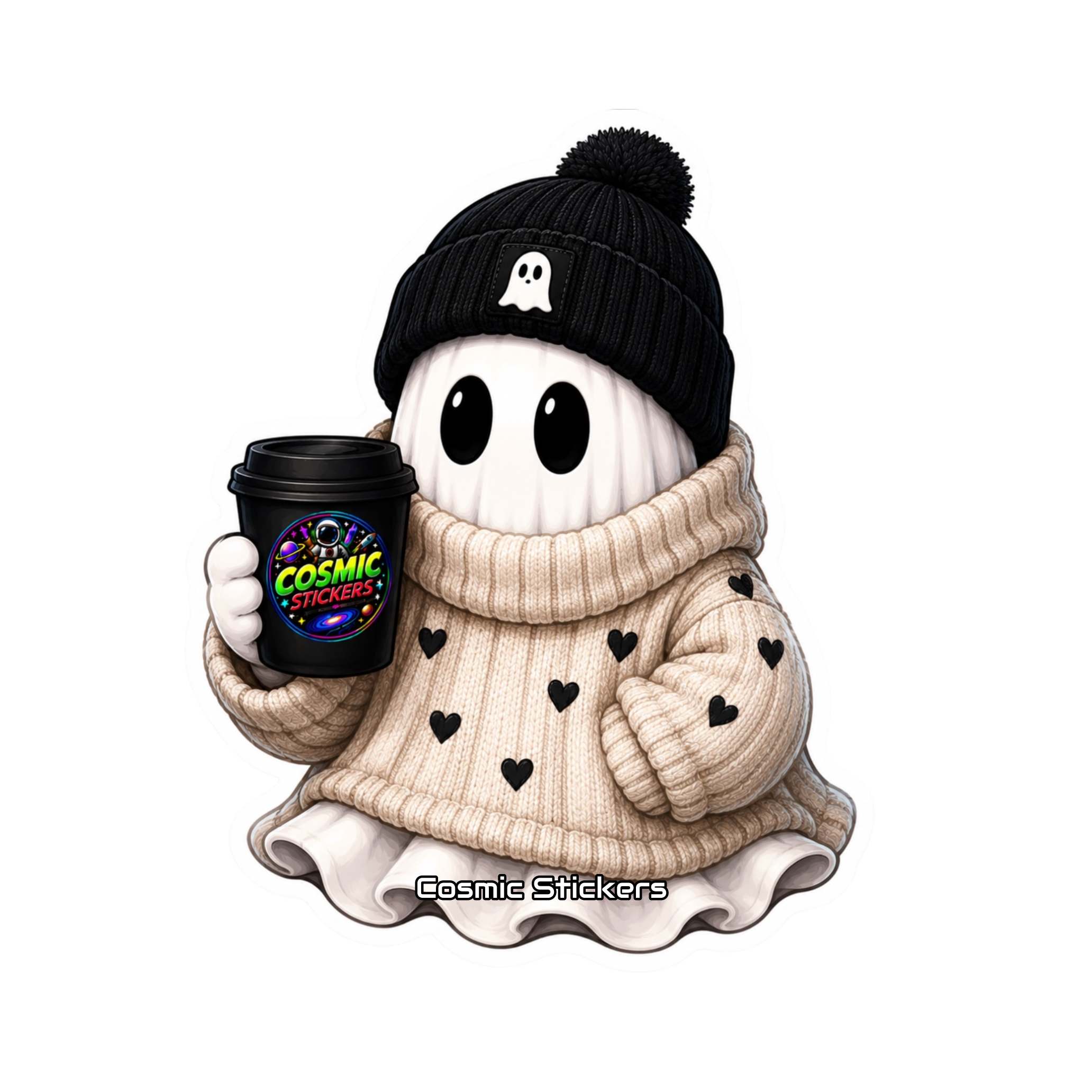 Cosmic Coffee Ghosts •Cuddle Boo•