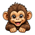 Peekaboo Pals - Monkey