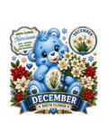 Birth Flower Bear - December