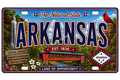 50 State License Plate Sticker Collection •AR•