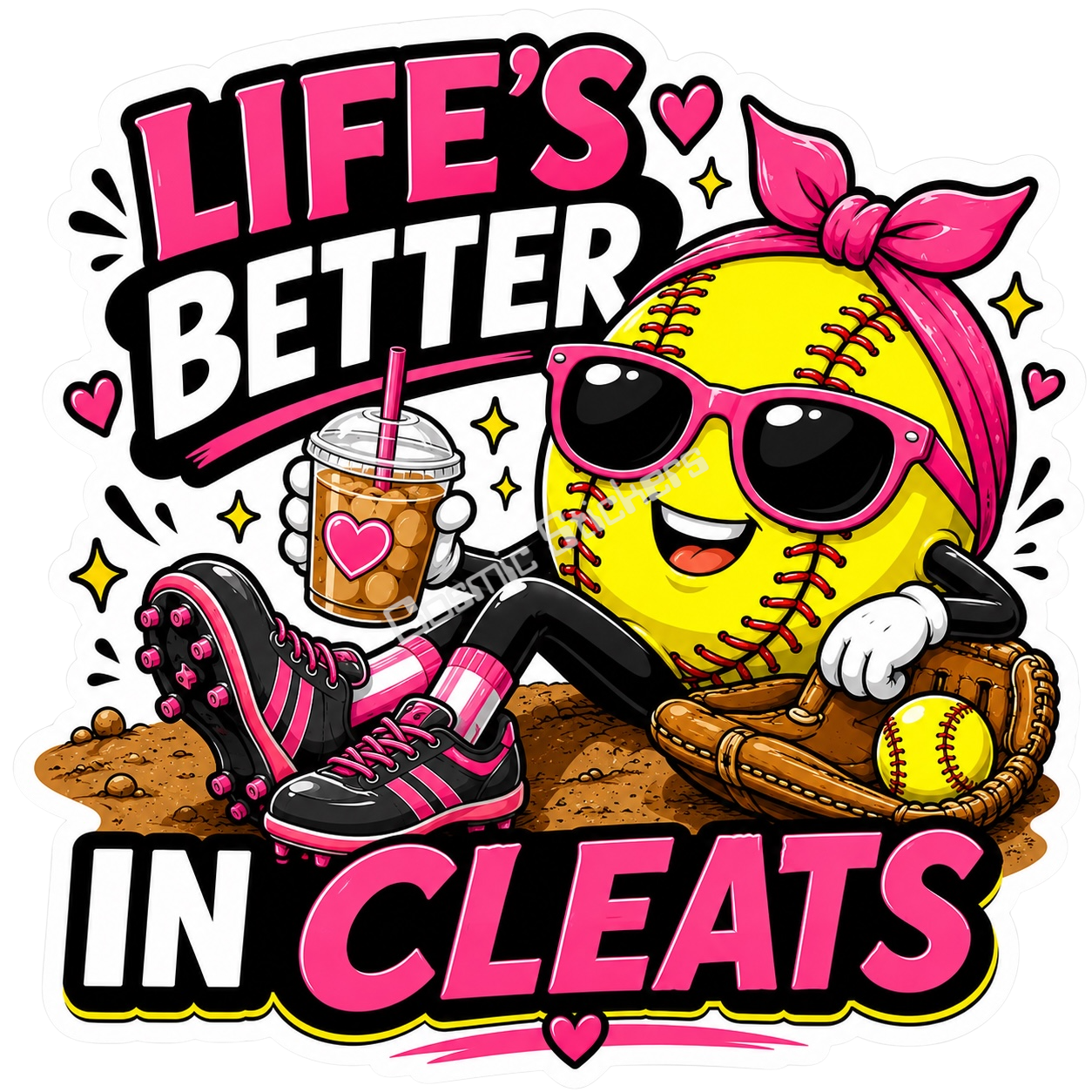 Girls Softball - Life’s Better In Cleats