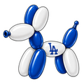 Balloon Animal Stickers - Dark Blue & White w/ LA Logo