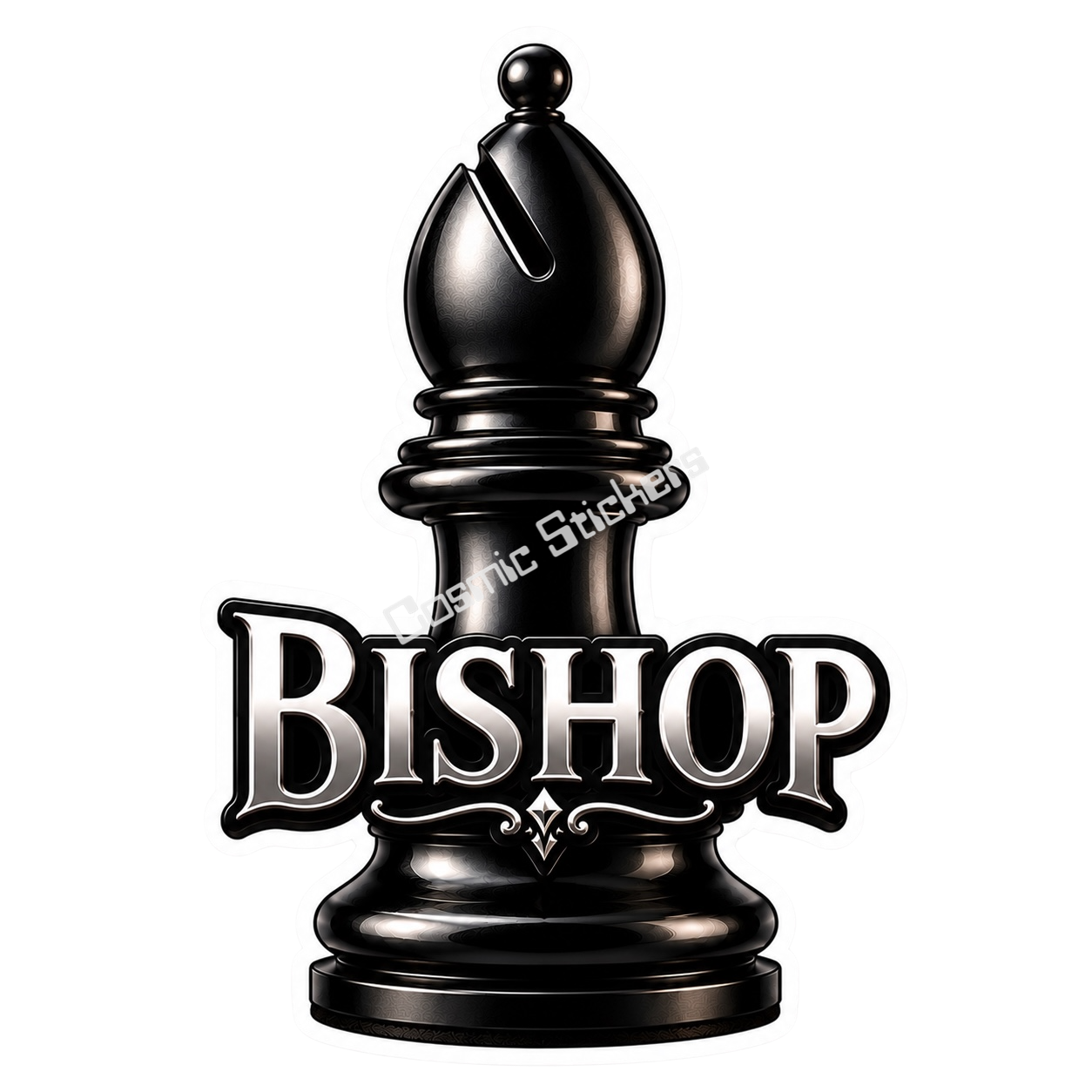 Classic Chess - Black Bishop