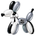 Balloon Animal Stickers - Black & Gray w/ LA K Logo & Bow