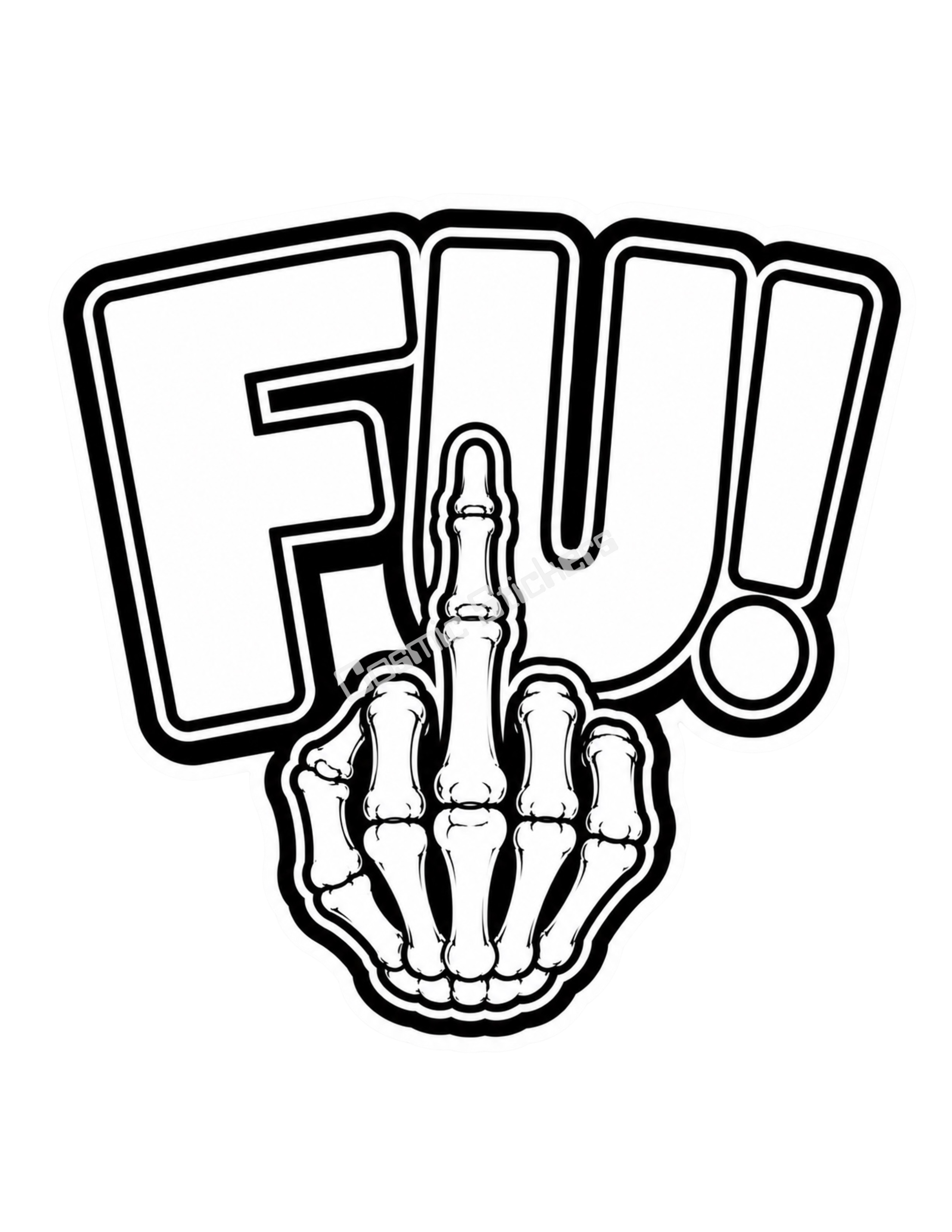 Cosmic Stickers - FU