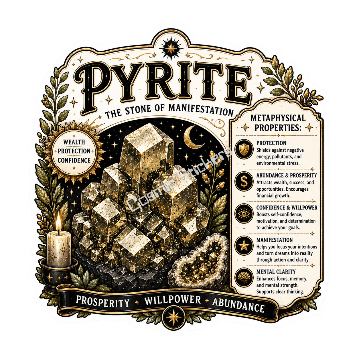Crystal Properties - Pyrite