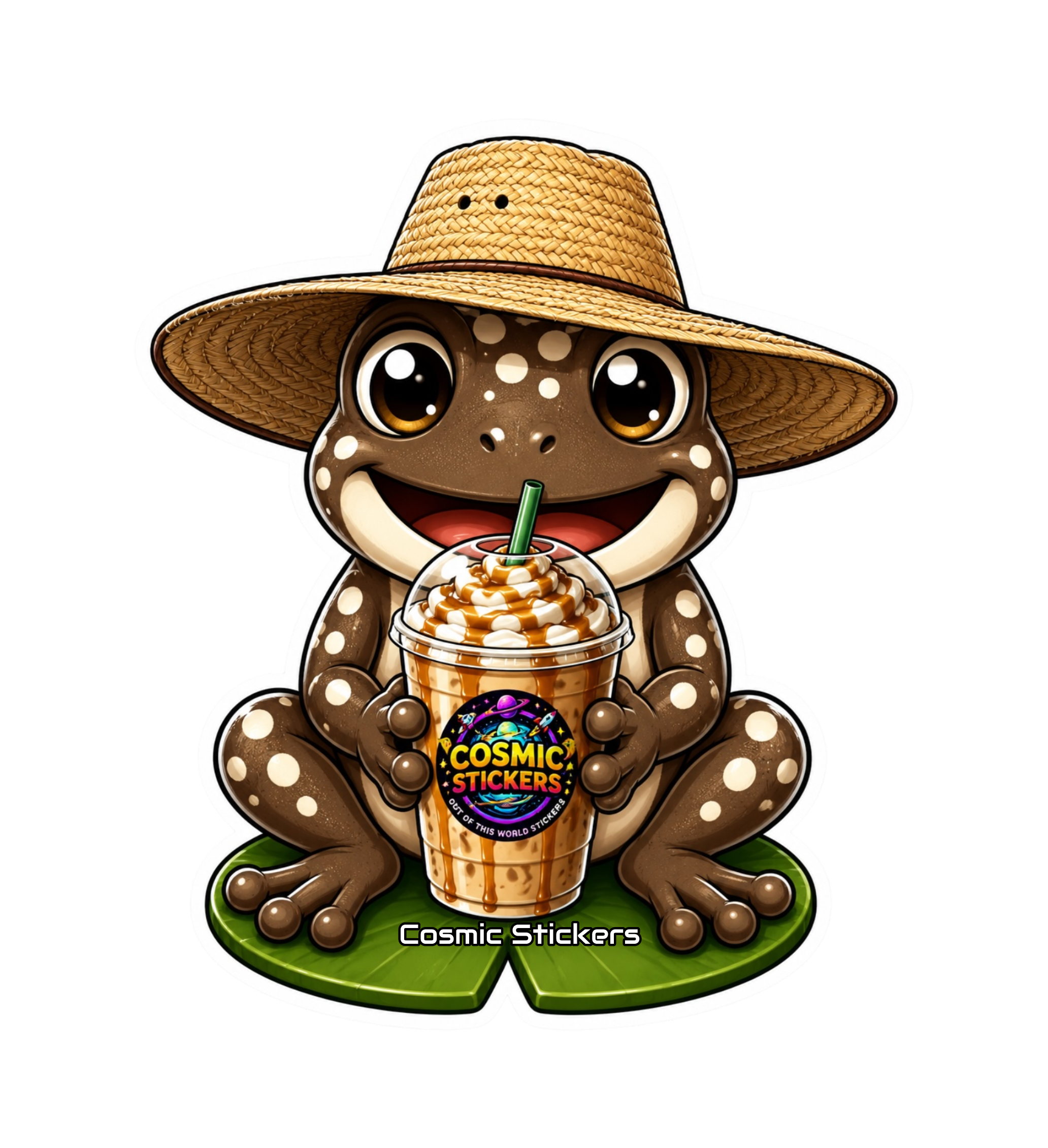 Cosmic Stickers • Cosmic Coffee Frogs • Harvest Hopper