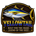 Yellowtail – Trophy Fish Sticker