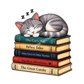 The Cat Nap Collection - Silver-and-White Tabby
