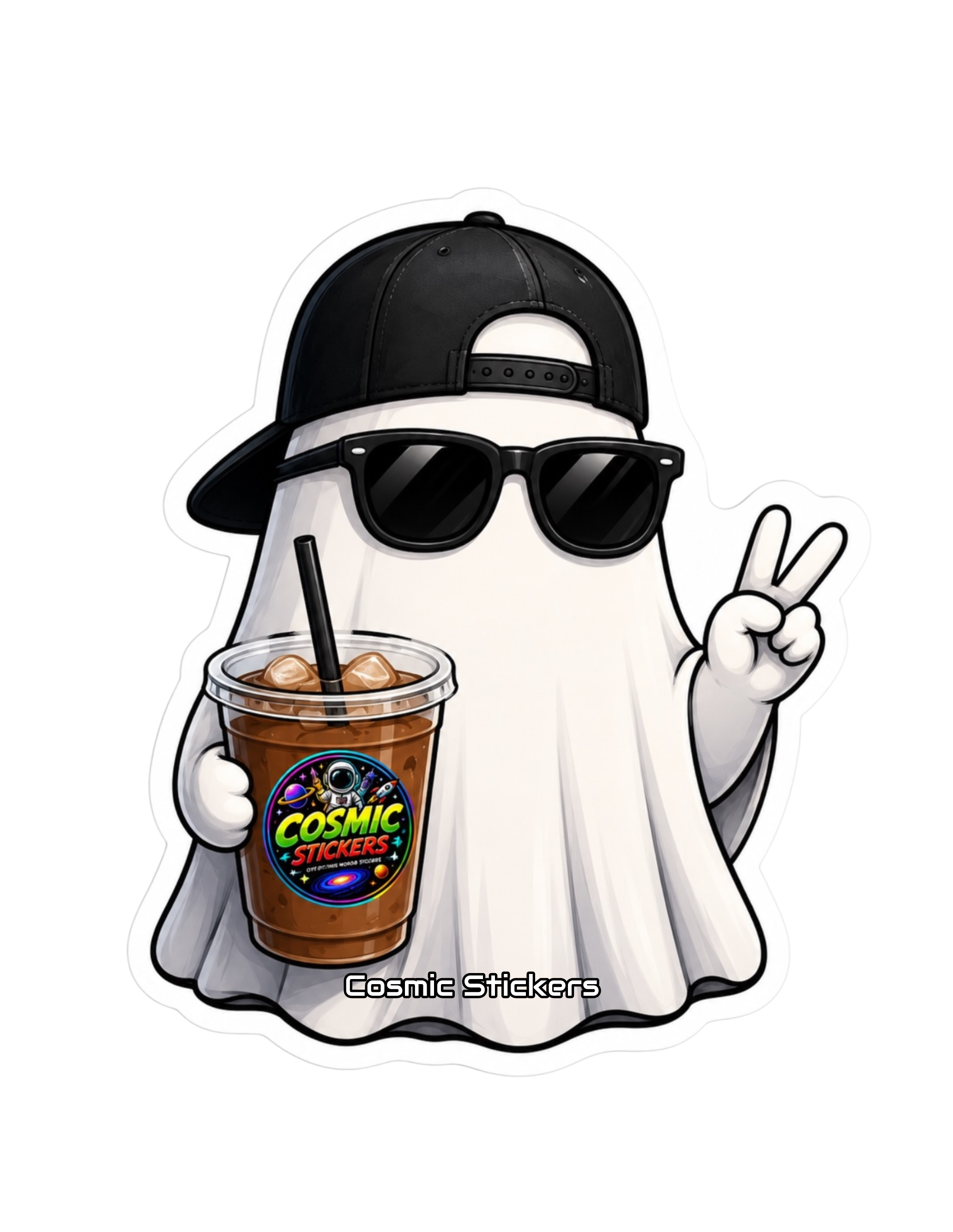 Cosmic Coffee Ghosts •Cool Boo•