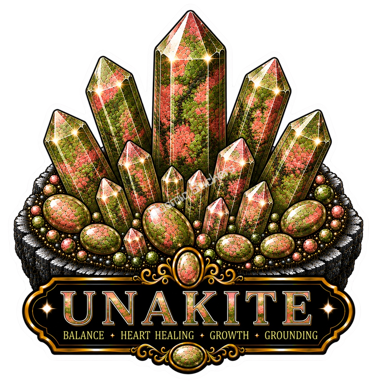 Crystal Meanings Collection - Unakite