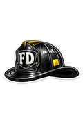Fire Department Helmet (Black)