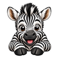 Peekaboo Pals - Zebra