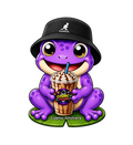 Cosmic Stickers • Cosmic Coffee Frogs • Midnight Brew