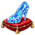 Glass Slipper Collection - Red Pillow