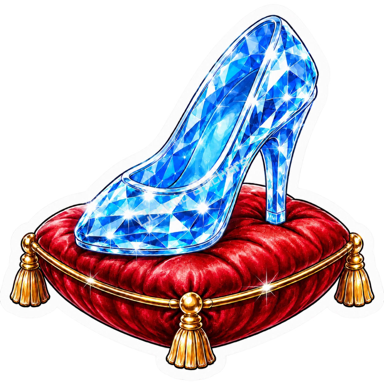Glass Slipper Collection - Red Pillow