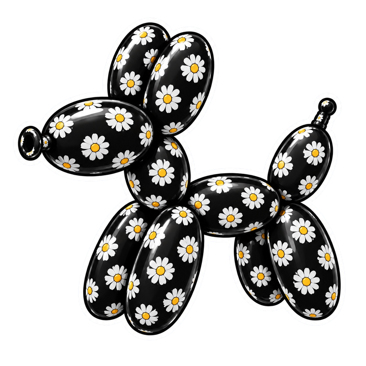 Balloon Animal Stickers -  Daisy Print