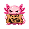Axolotl with an Attitude