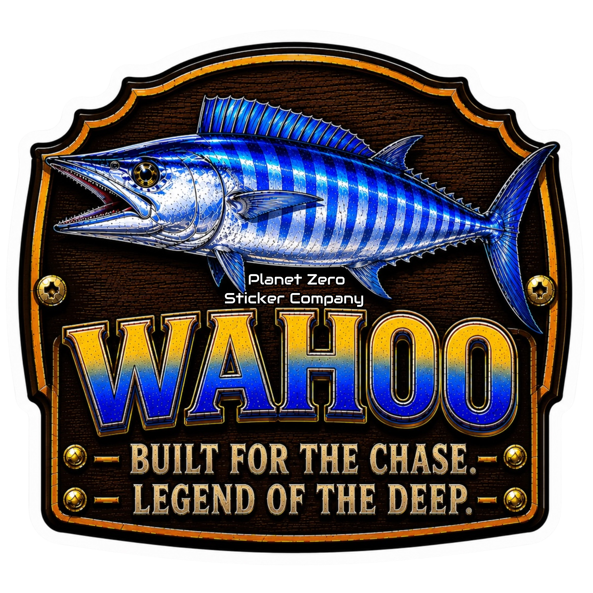 Wahoo – Trophy Fish Sticker