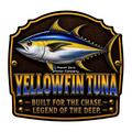Yellowfin Tuna – Trophy Fish Sticker