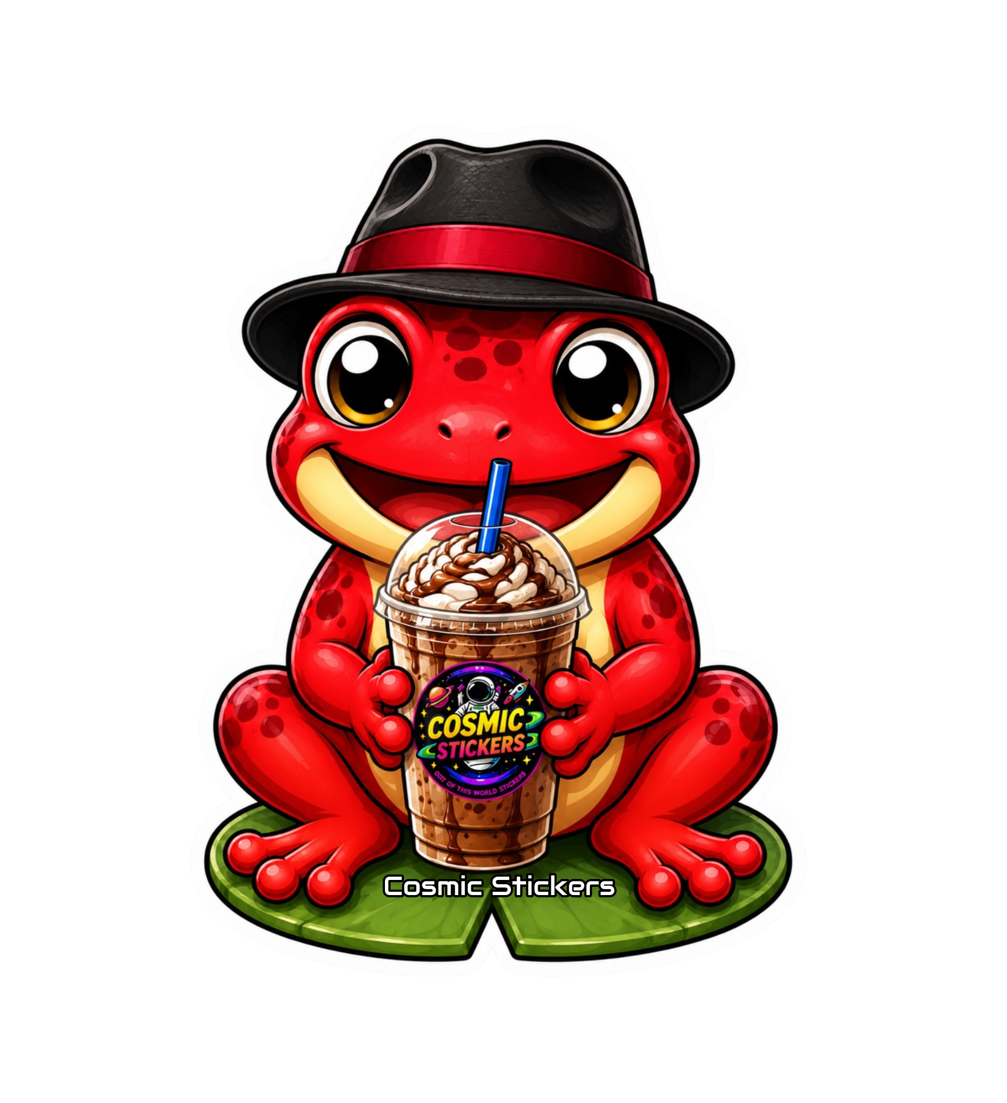 Cosmic Stickers • Cosmic Coffee Frogs • Ruby Roast