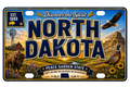 50 State License Plate Sticker Collection •ND•