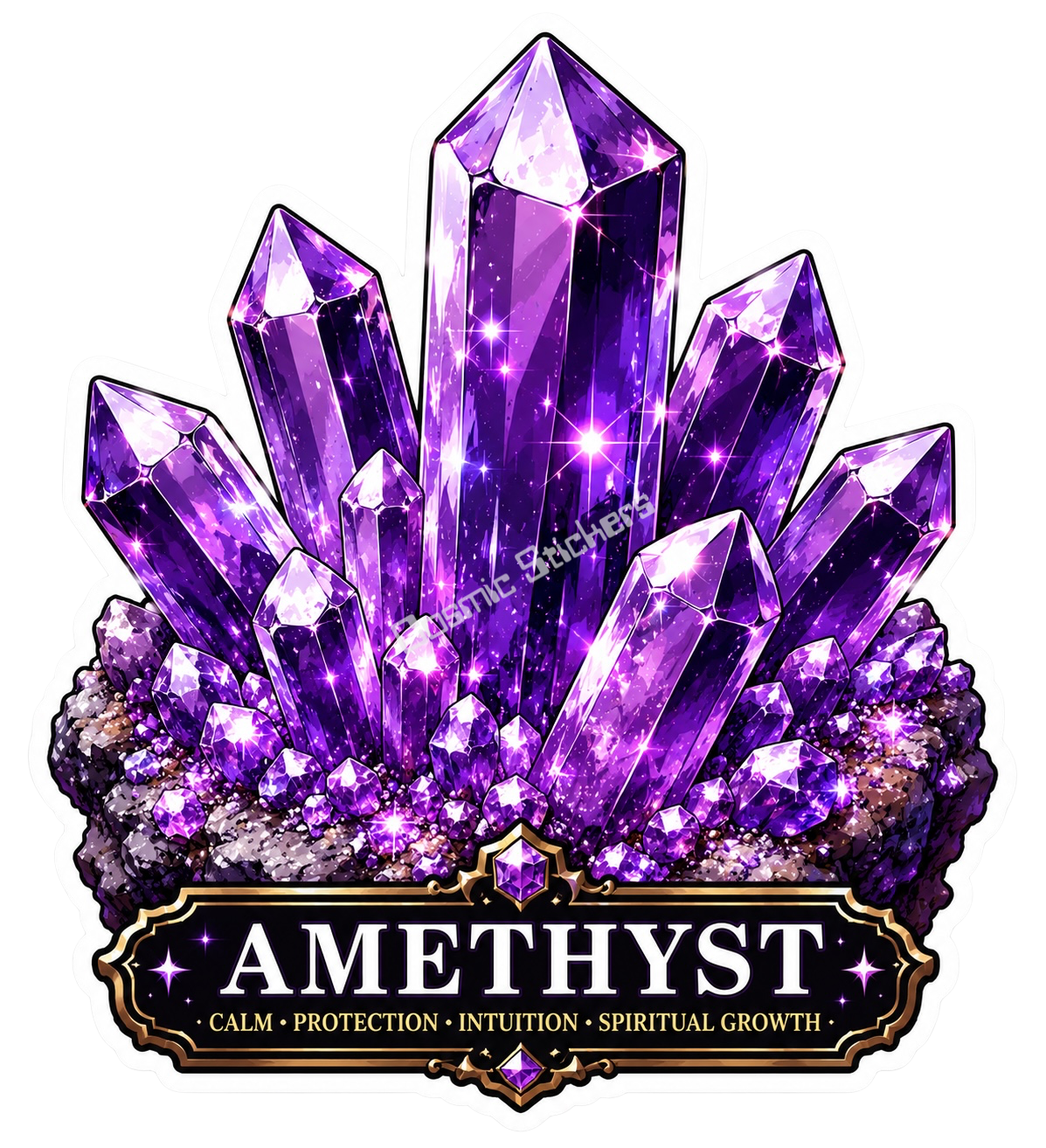 Crystal Meanings Collection - Amethest