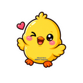 Kawaii Critters •Winking Chick•