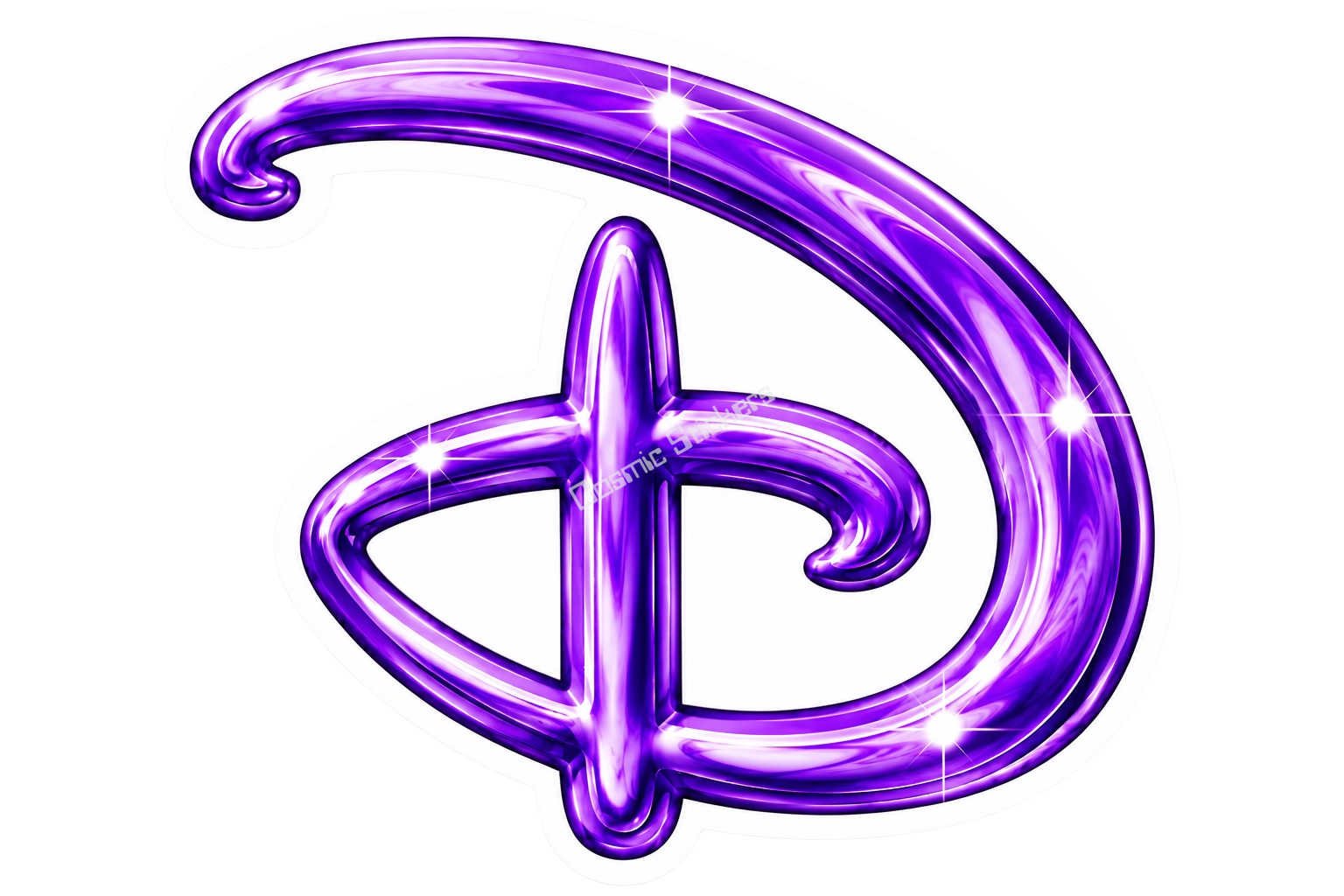 “D” Land Theme Park - Purple Glossy