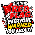 Cosmic Stickers - Red Flag