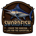 Swordfish – Trophy Fish Sticker