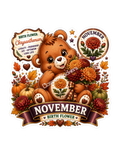 Birth Flower Bear - November