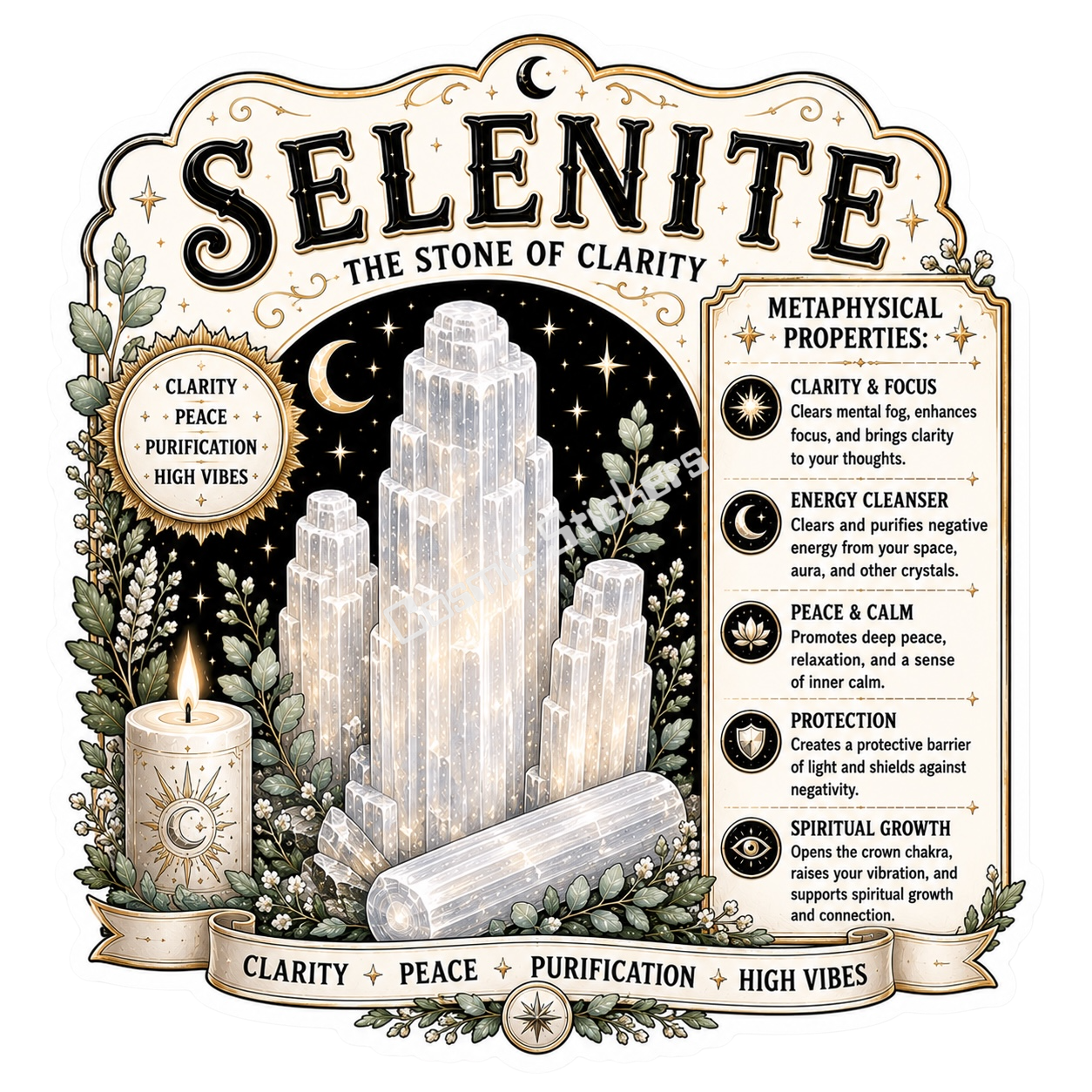 Crystal Properties - Selenite