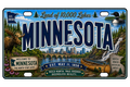 50 State License Plate Sticker Collection •MN•
