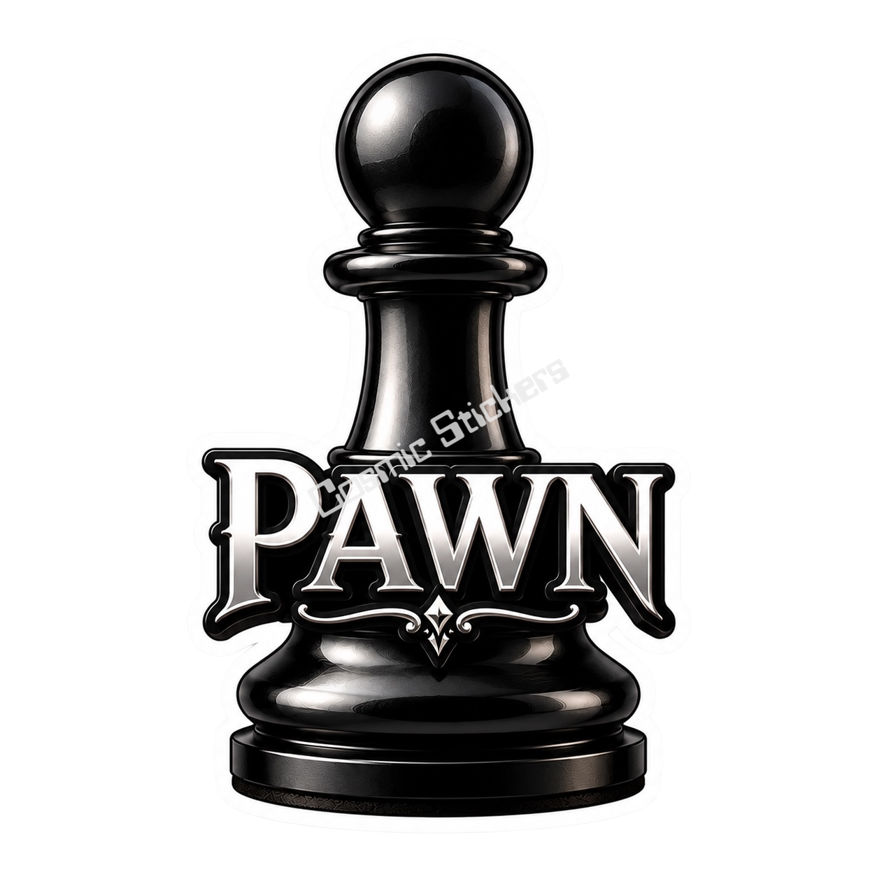 Classic Chess - Black Pawn