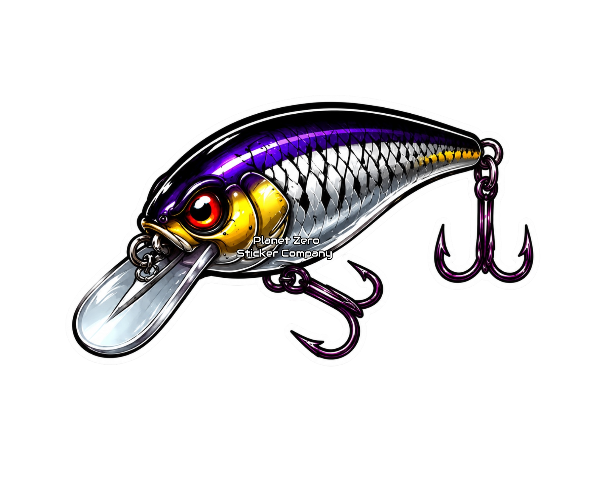 Strike Beasts™️ •Warlord• Fishing Lure Sticker