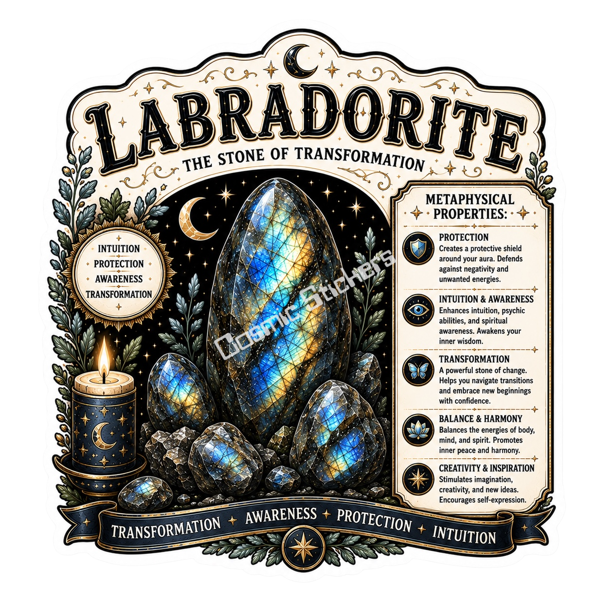 Crystal Properties - Labradorite