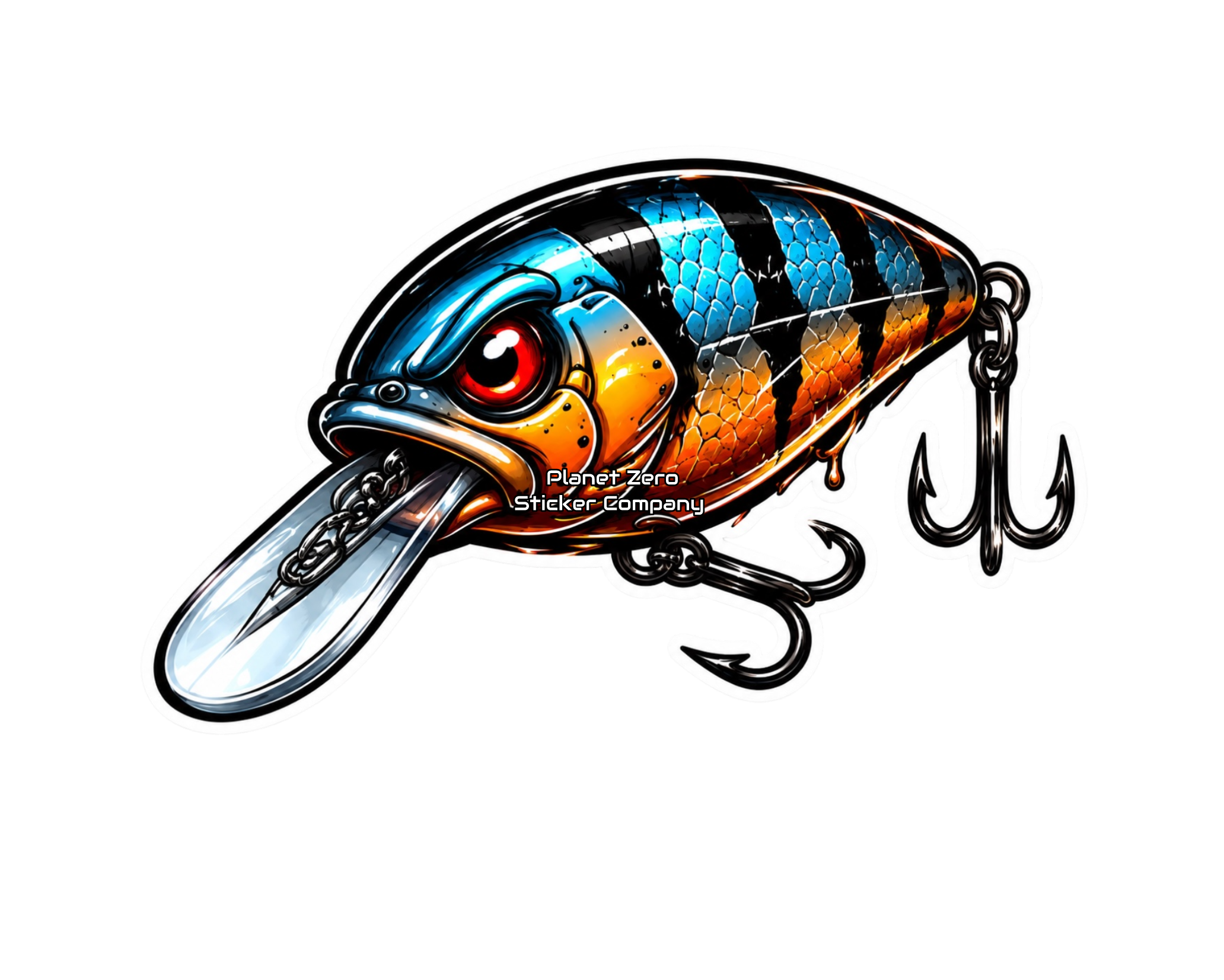 Strike Beasts™️ •Cyclone• Fishing Lure Sticker