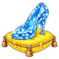 Glass Slipper Collection - Yellow Pillow