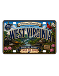 50 State License Plate Sticker Collection •WV•
