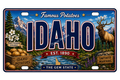 50 State License Plate Sticker Collection •ID•