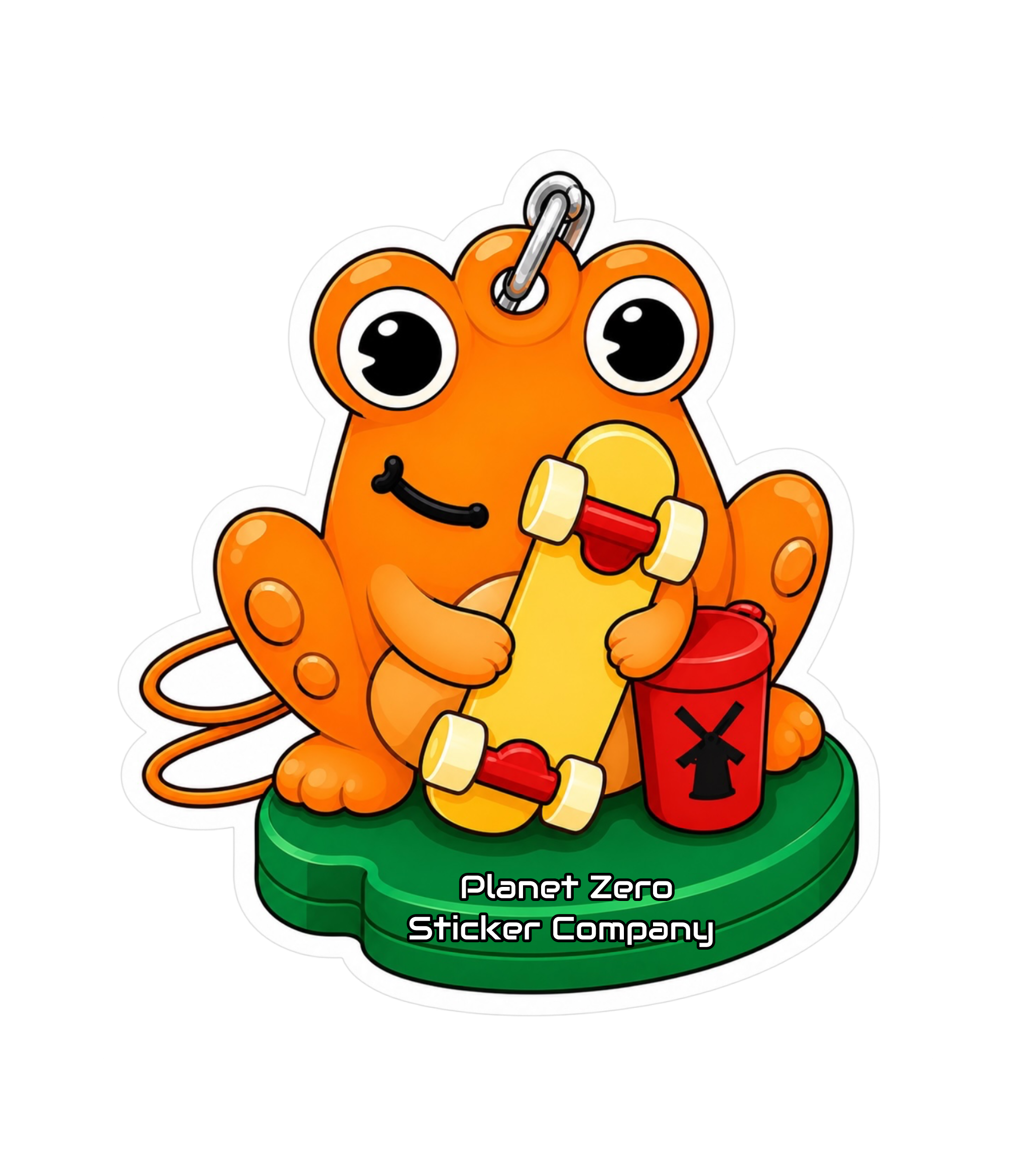 Dutch Frog Charm Drop (Sticker) #5