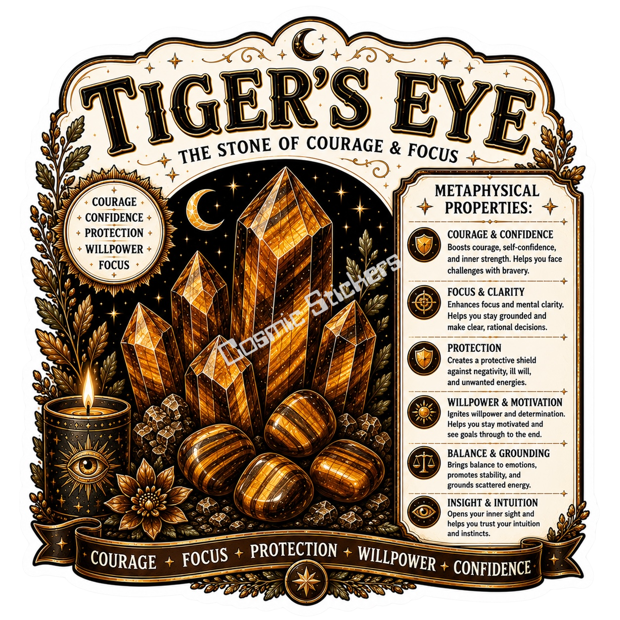 Crystal Properties - Tiger’s Eye