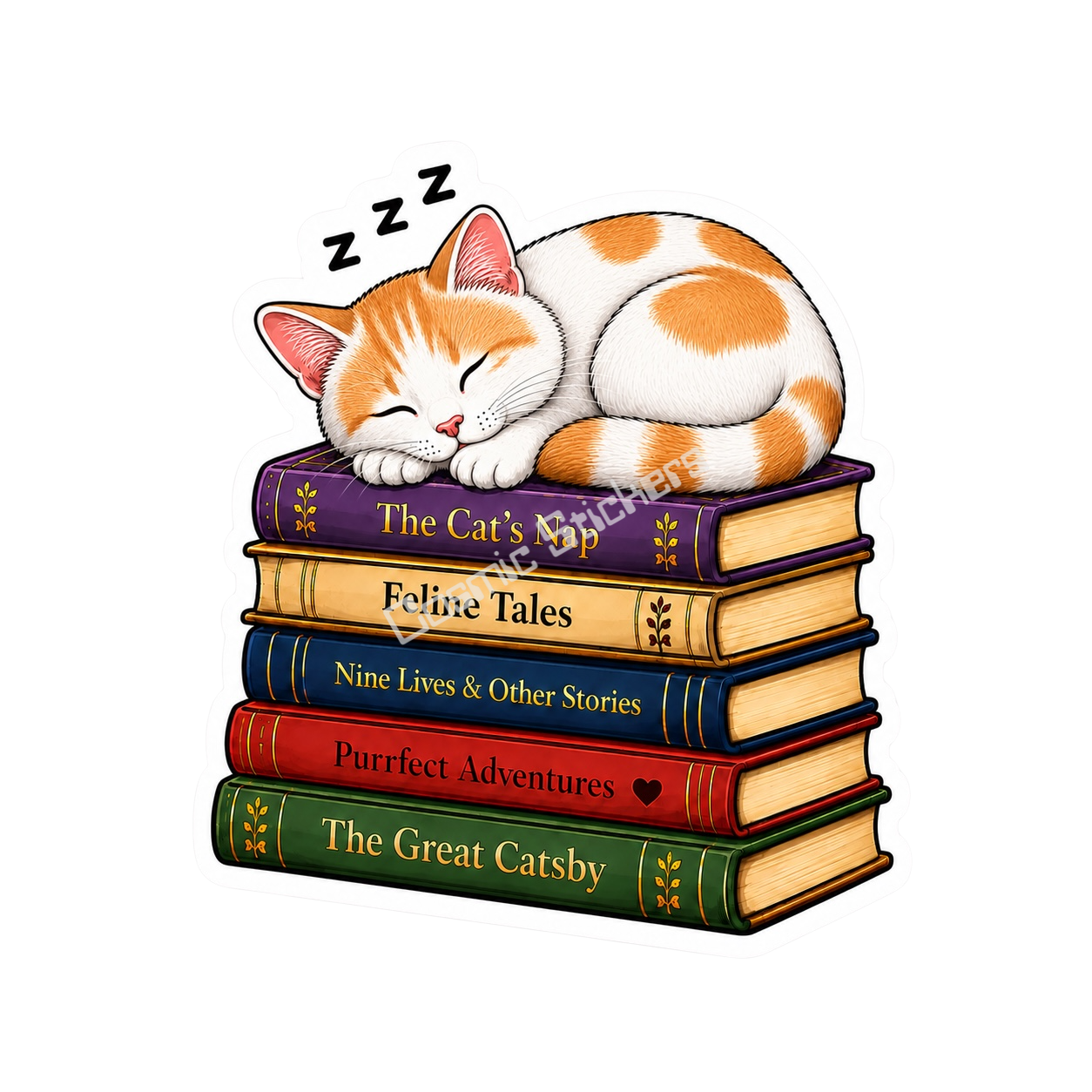The Cat Nap Collection - Orange-and-White Cat