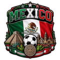 Mexico Soccer Flag